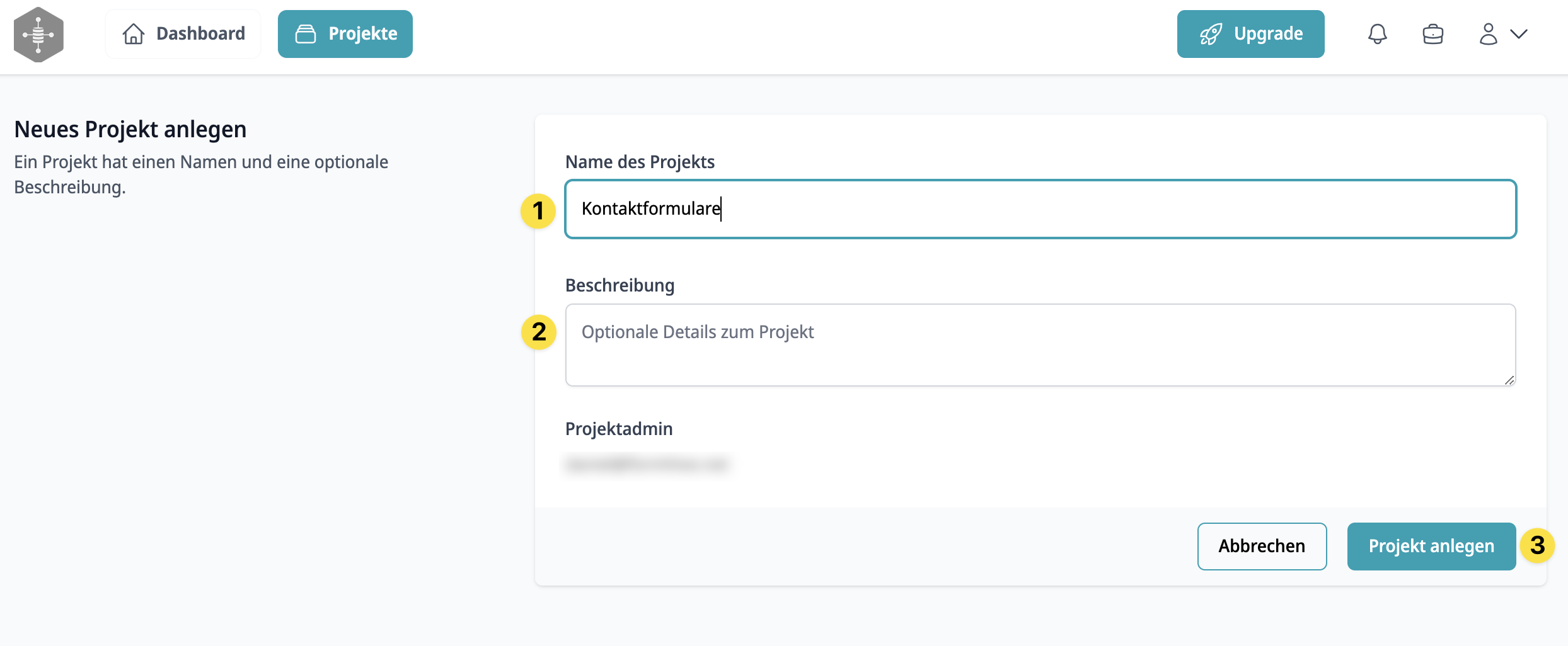projekt-anlegen