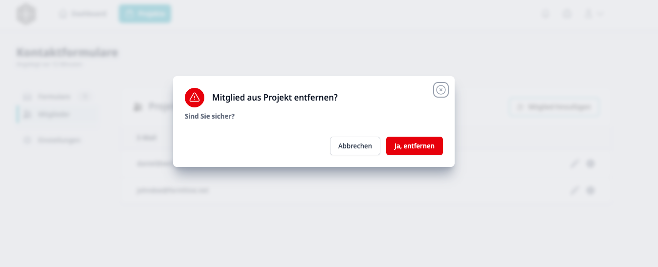 Mitglied-löschen